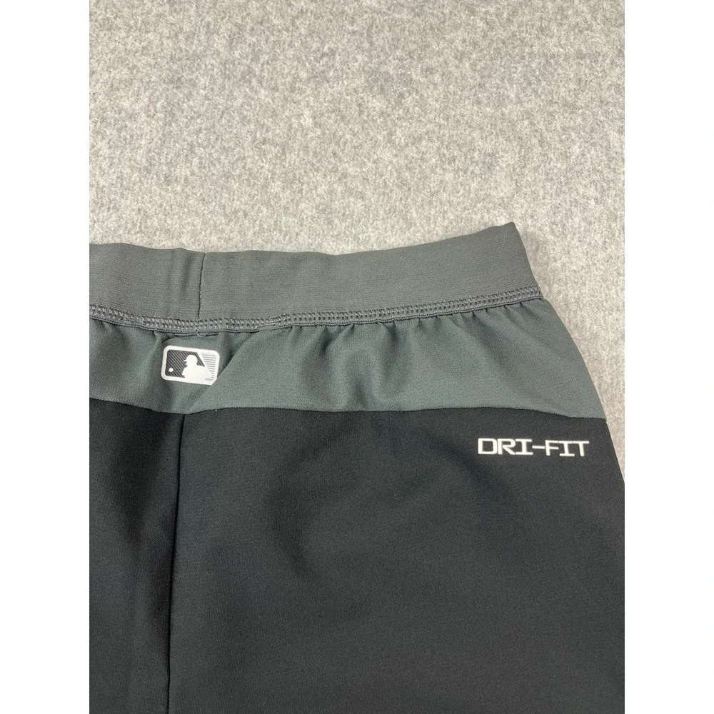 Nike Chicago White Sox MLB Shorts Mens Small Black Authentic Dri-FIT Athletic